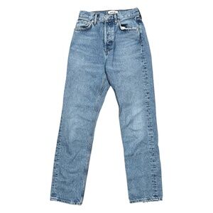 AGOLDE 90s Pinch Waist Navigate High Rise Straight Denim Jeans Womens 23